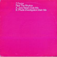 Load image into Gallery viewer, Z Factor : Ride The Rhythm (12&quot;)
