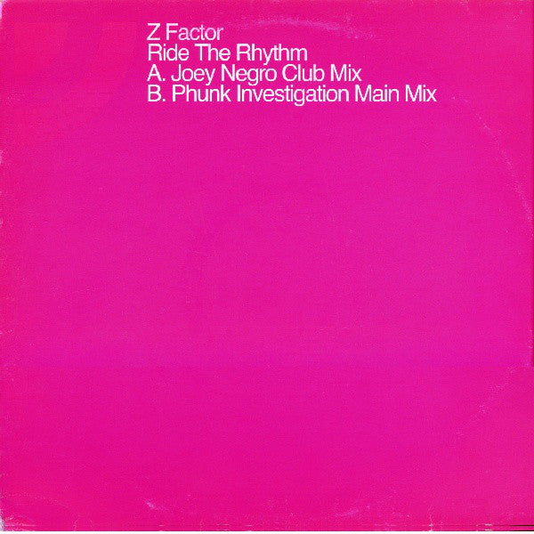 Z Factor : Ride The Rhythm (12