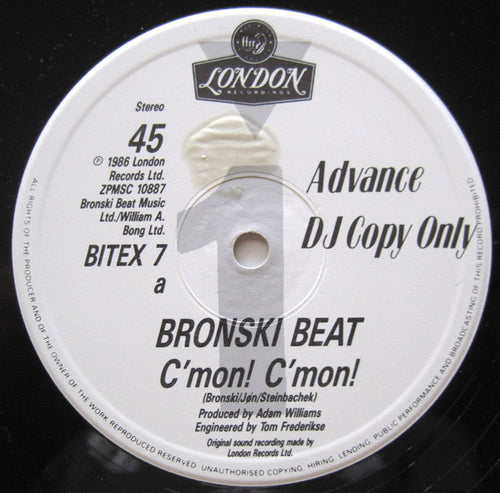 Bronski Beat : C'mon! C'mon! (12