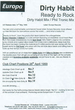 Load image into Gallery viewer, Dirty Habit : Ready To Rock (Dirty Habit Mix / Phil Tronic Mix) (12&quot;, Promo)

