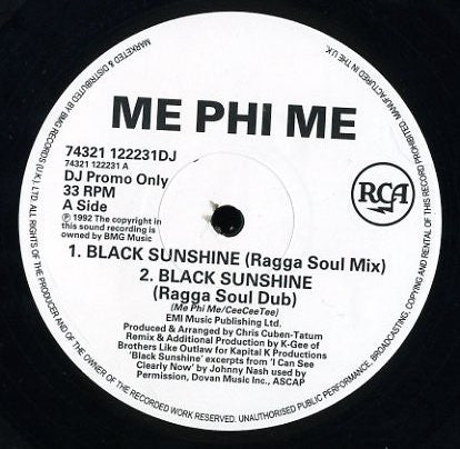 Me Phi Me : Black Sunshine (12
