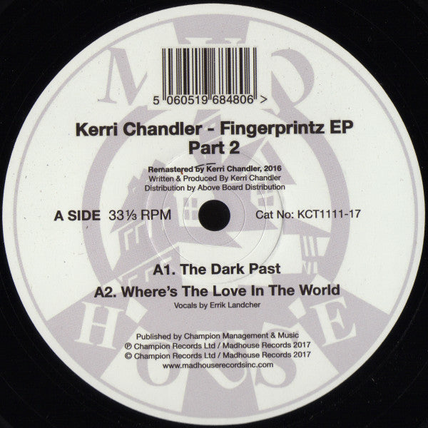 Kerri Chandler : Fingerprintz EP Part 2 (12