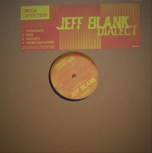 Jeff Blank : Dialect (12