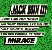 Load image into Gallery viewer, Mirage (12) : Jack Mix III (12&quot;, P/Mixed)

