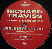 Load image into Gallery viewer, Richard Traviss : Come &amp; Rescue Me (12&quot;, Single, Promo)
