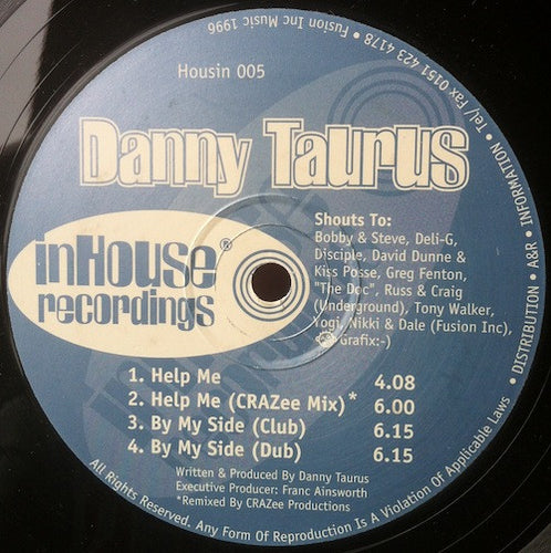 Danny Taurus : Help Me / By My Side (12