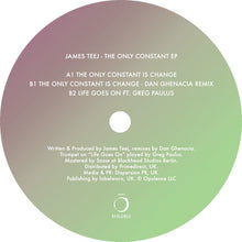 Load image into Gallery viewer, James Teej : The Only Constant EP (12&quot;, EP)
