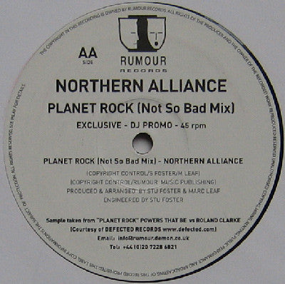 Northern Alliance : Planet Rock (12