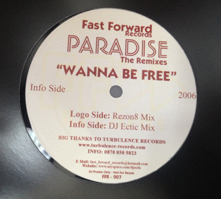 Paradise (3) : Wanna Be Free (The Remixes) (12