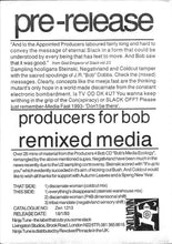 Load image into Gallery viewer, Producers For Bob : Remixed Media EP (12&quot;, EP, W/Lbl)
