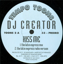 Load image into Gallery viewer, DJ Creator (2) : Kiss Me (12&quot;, Promo)
