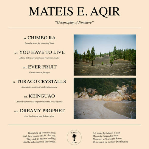 Mateis e. aqir : Geography of Nowhere (12
