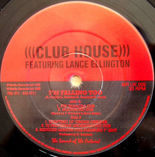 Club House Featuring Lance Ellington : I'm Falling Too (12