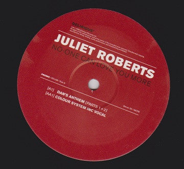 Juliet Roberts : No One Can Love You More (12