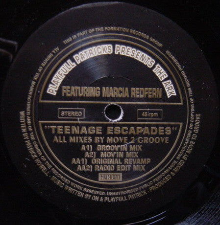 Playfull Patricks* Presents The Ark (5) : Teenage Escapades (12