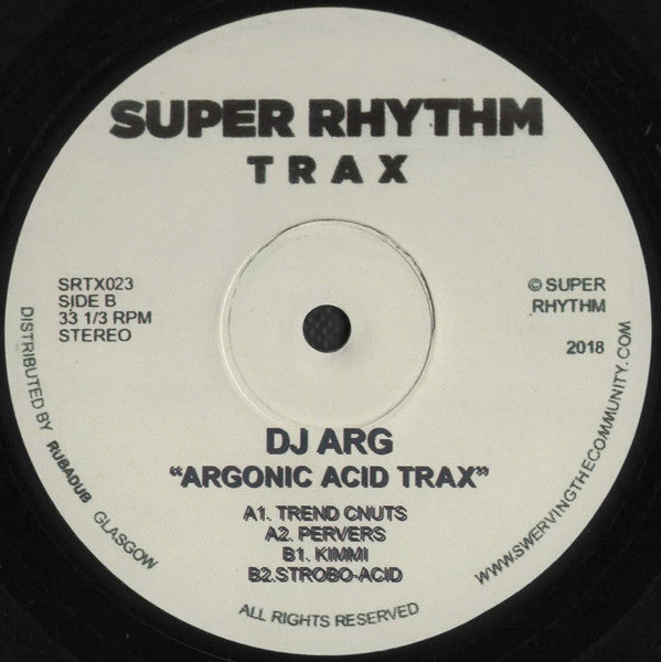 DJ Arg : Argonic Acid Trax (12