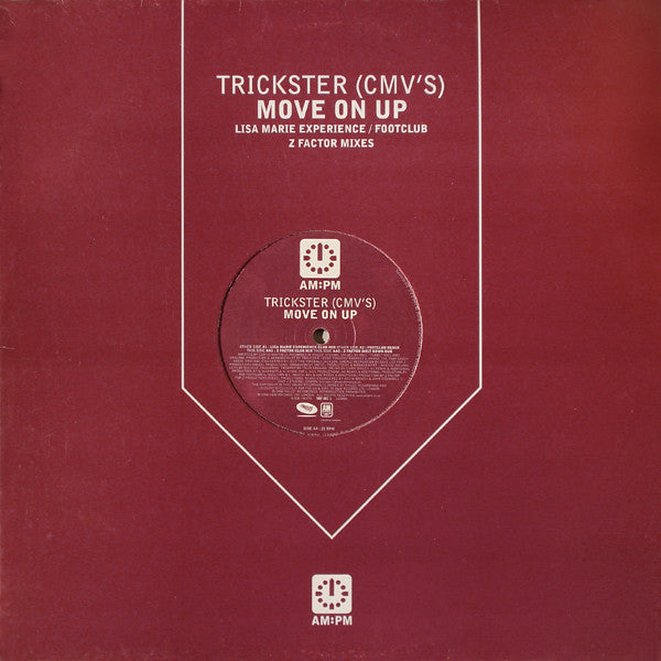 Trickster (CMV's) : Move On Up - (Lisa Marie Experience / Footlclub / Z Factor Mixes) (12