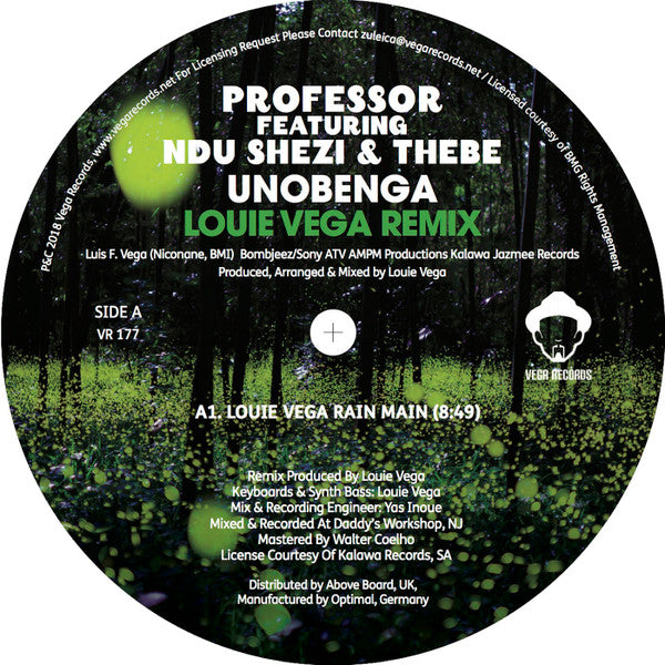 Professor* Featuring Ndu Shezi & Thebe : Unobenga (Louie Vega Remix) (12