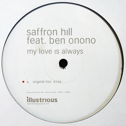 Saffron Hill Feat. Ben Onono : My Love Is Always (12