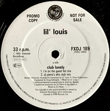 Load image into Gallery viewer, Lil&#39; Louis : Club Lonely (2x12&quot;, Promo)
