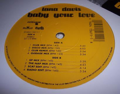 Lana Davis : Baby Your Love (12