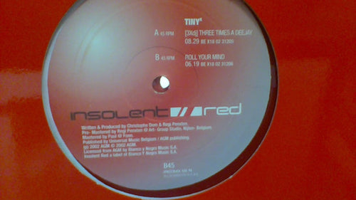Tiny K. : Three Times A Deejay (12