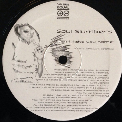 Soul Slumbers Feat. Darryl D'Bonneau : Can I Take You Home (12