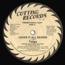 Load image into Gallery viewer, Tolga (2) : Leave It All Behind (12&quot;, Promo)
