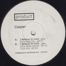 Load image into Gallery viewer, Cooper : I Believe In Love (12&quot;, Promo)
