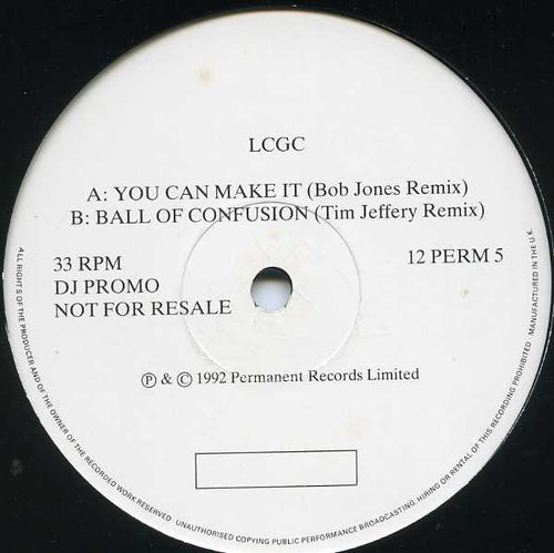 L.C.G.C.* : You Can Make It E.P (12