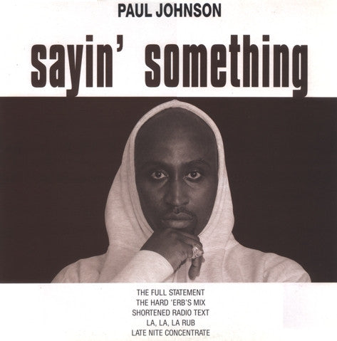 Paul Johnson (2) : Sayin' Something (12
