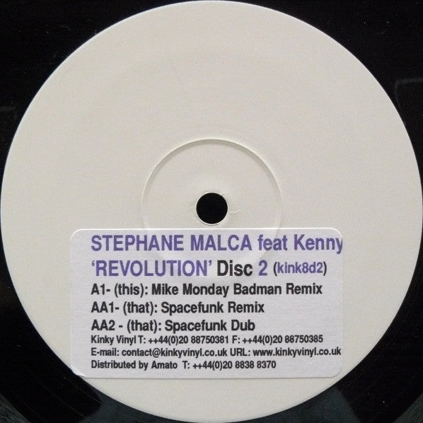 Stephane Malca Feat. Kenny* : Revolution (Disc 2) (12