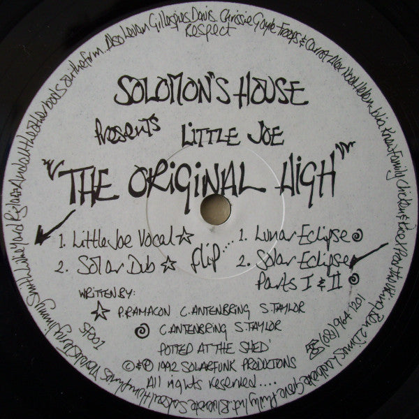 Solomon's House Presents Little Joe (6) : The Original High (12