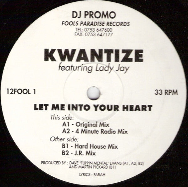 Kwantize Featuring Lady Jay (2) : Let Me Into Your Heart (12