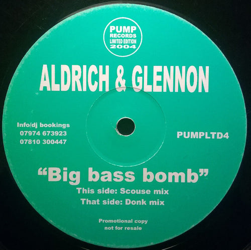 Aldrich & Glennon : Big Bass Bomb (12