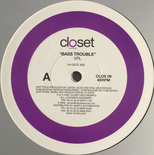 VPL : Bass Trouble (12