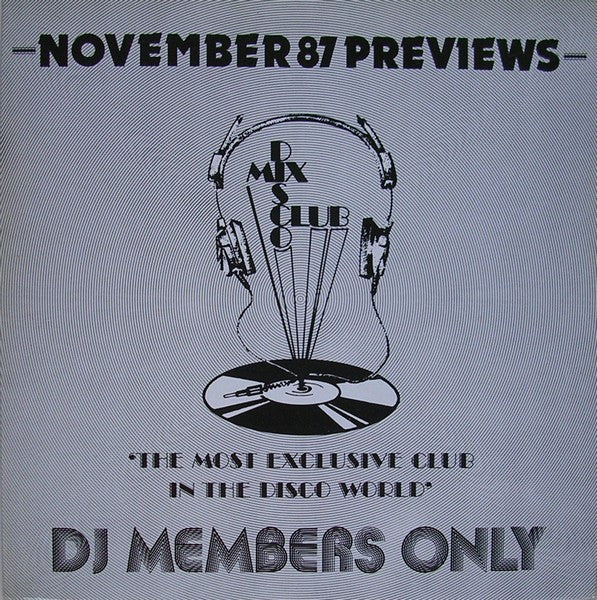 Various : November 87 Previews (LP, Comp)