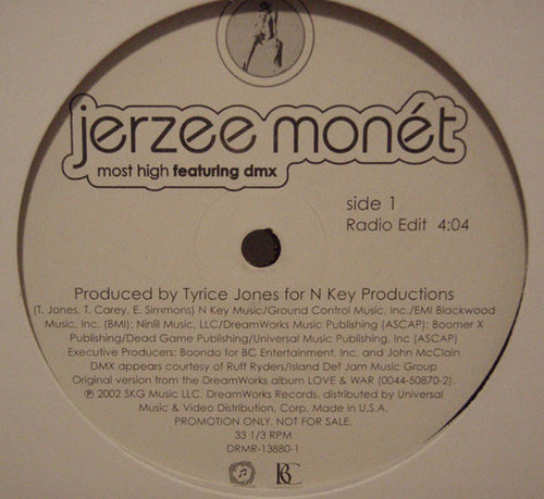 Jerzee Monét Featuring DMX : Most High (12