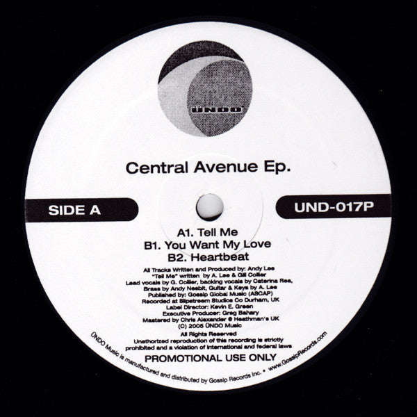Andy Lee (12) : Central Avenue EP (12