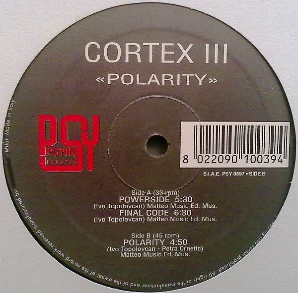 Cortex III* : Polarity (12