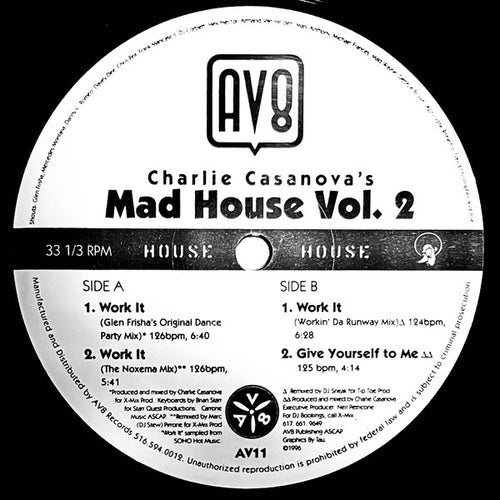 Charlie Casanova* : Mad House (Volume Two) (12