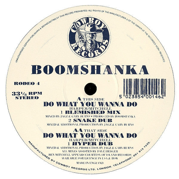Boomshanka : Do What You Wanna Do (12