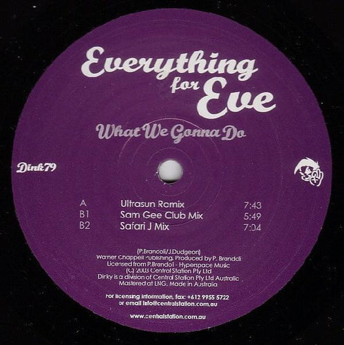 Everything For Eve : What We Gonna Do (12
