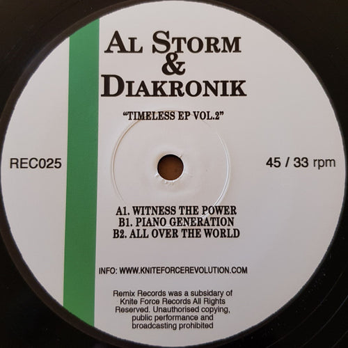 Al Storm & Diakronik : Timeless EP Vol.2 (12