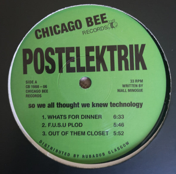 Postelektrik : So We All Thought We Knew Technology (12