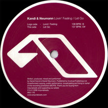 Load image into Gallery viewer, Kandi* &amp; Neumann* : Lovin&#39; Feeling / Let Go (12&quot;)
