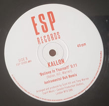 Load image into Gallery viewer, Kallon : Believe In Yourself (12&quot;, Single)
