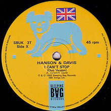 Load image into Gallery viewer, Hanson &amp; Davis : I Can&#39;t Stop (12&quot;)
