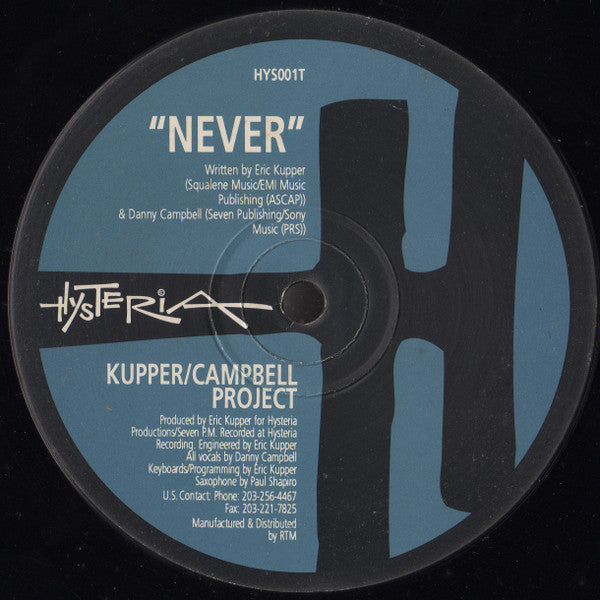 Kupper/Campbell Project* : Never (12