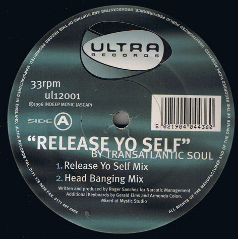 Transatlantic Soul : Release Yo Self (12